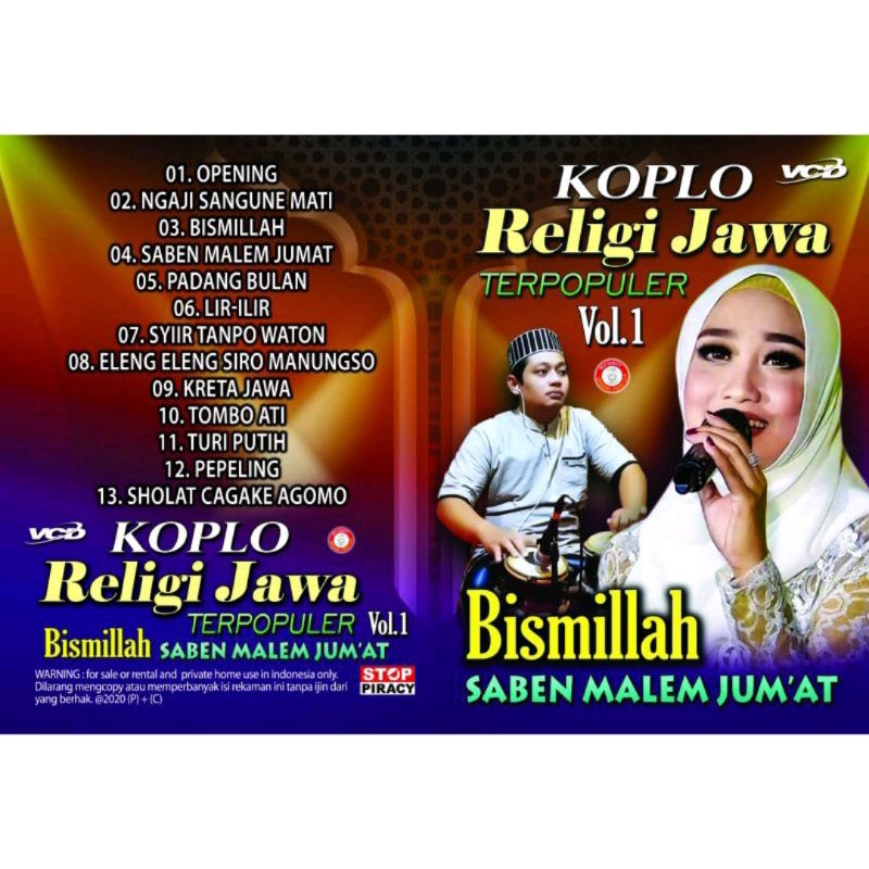 VCD SHOLAWAT KOPLO RELIGI JAWA BISMILLAH -