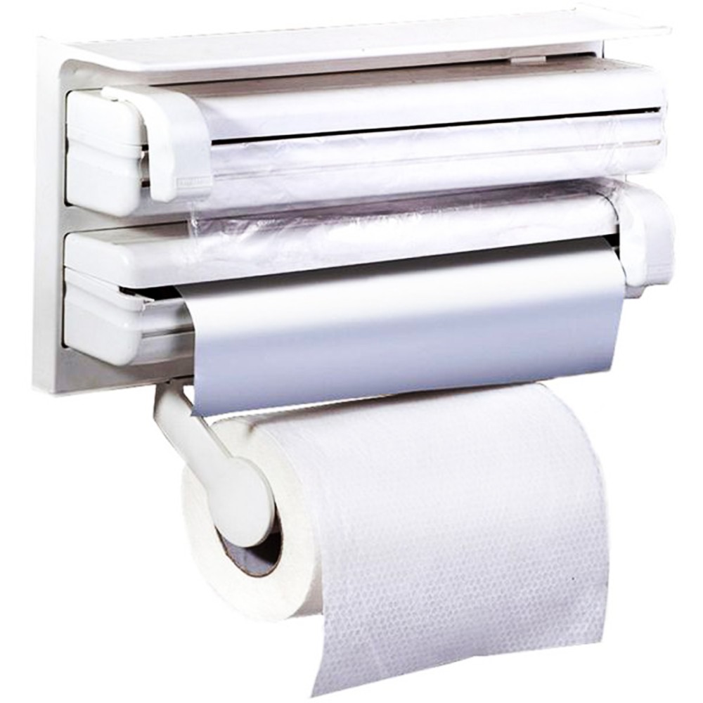 Triple Paper Dispenser - Tempat Tissue Cling Wrap Aluminium Foil