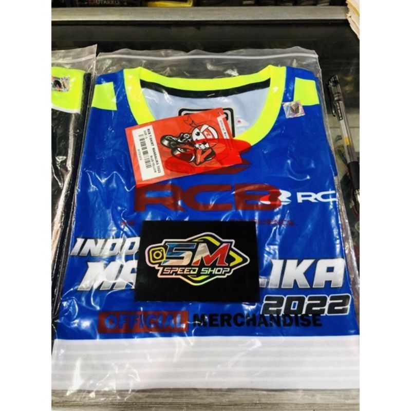 T’shirt Kaos RCB OFFICIAL Merchandise MOTO GP MANDALIKA 2022 ORIGINAL Kaos Racing boy ASLI 100% Read