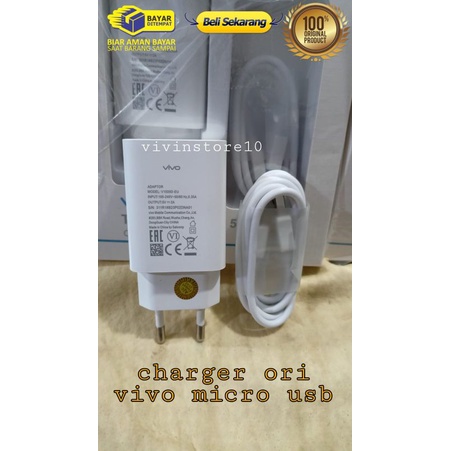 Carger Vivo Micro Usb Charger Vivo Original Y17 Casan Vivo Y12s/Y12i charger vivo Y91c Charger Y15S 