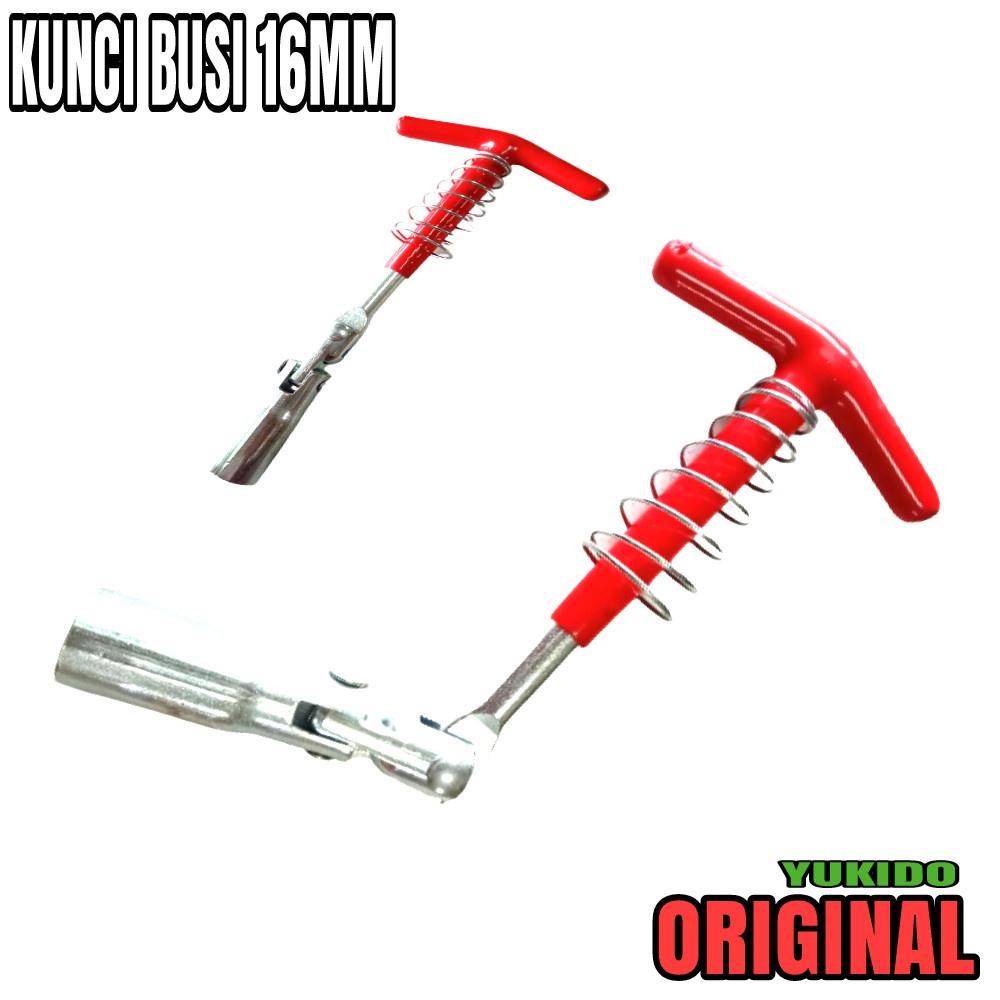 YUKIDO Kunci Busi Flexible 16MM / Kunci Busi 16 MM Motor Mobil ORIGINAL