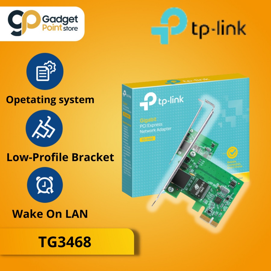 TP Link TG-3468 Gigabit PCI Express Network Adapter - Garansi Resmi 1 Tahun