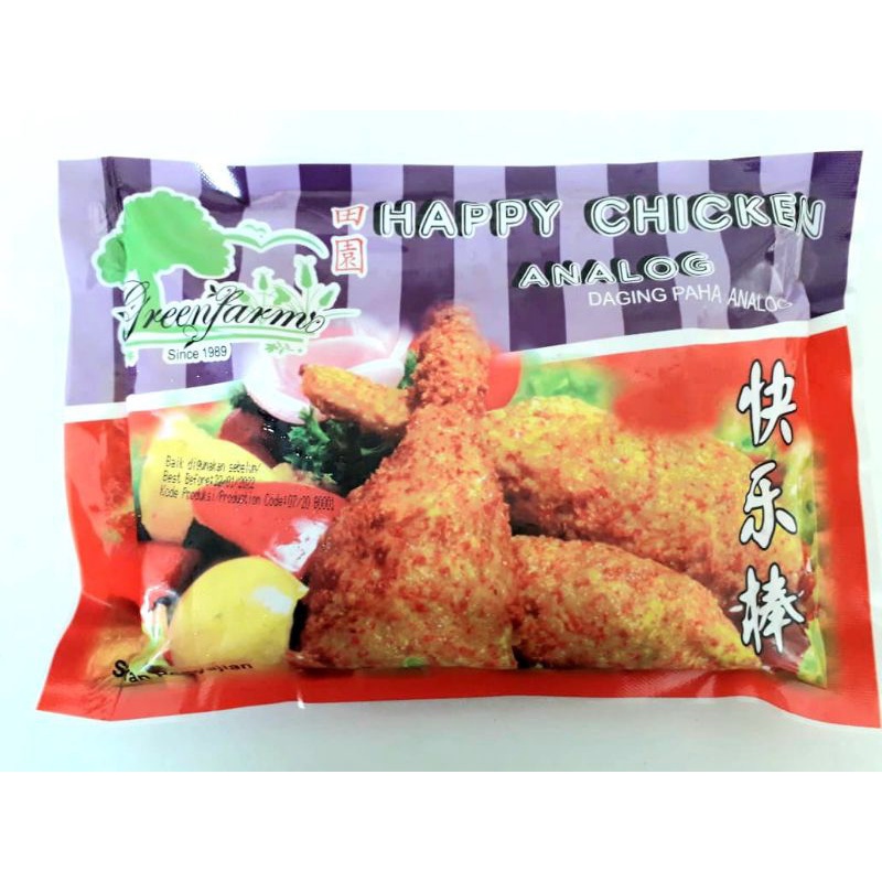 

Happy chicken analog/paha ayam vegetarian 250g