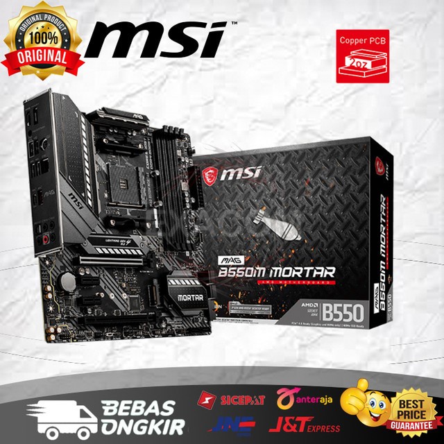 Motherboard MSI MAG B550M Mortar (AM4, B550, DDR4)