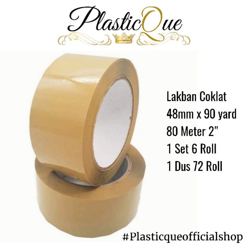 

1 SLOP LAKBAN COKLAT ISOLASI BESAR SOLATIP SELOTIP KUAT 48MM 90 YARD 45UM MICRON PREMIUM SUPER SLOT