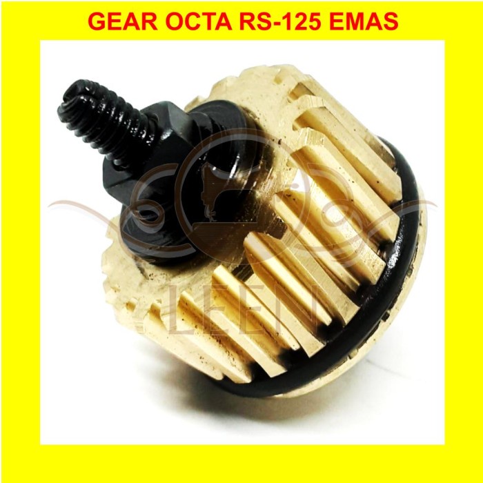 Gear Octa RS-125 Emas Gigi Nanas RS125 Mesin Potong Bahan Kain LEEN