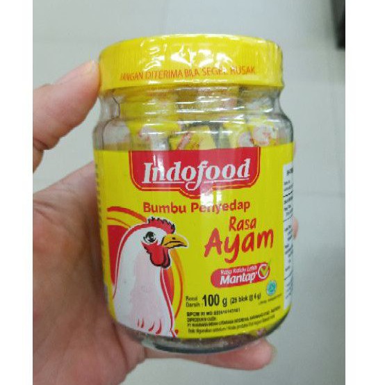 

INDOFOOD bumbu penyedap rasa ayam 100 gr (25 blok x 4 gr) - kaldu blok