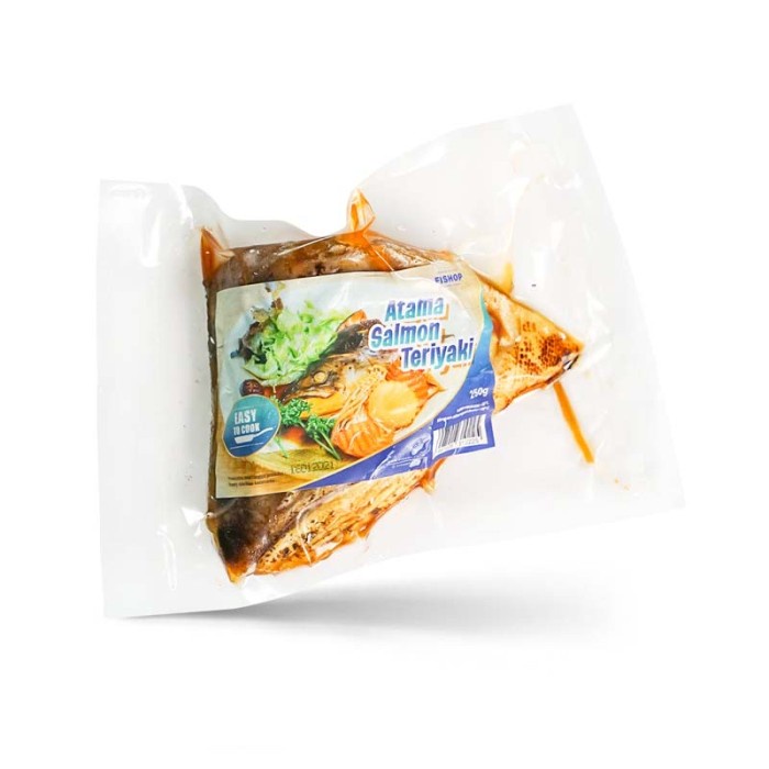 

FISHOP - Atama Salmon Teriyaki / Kepala Salmon bumbu Teriyaki (250 gram)