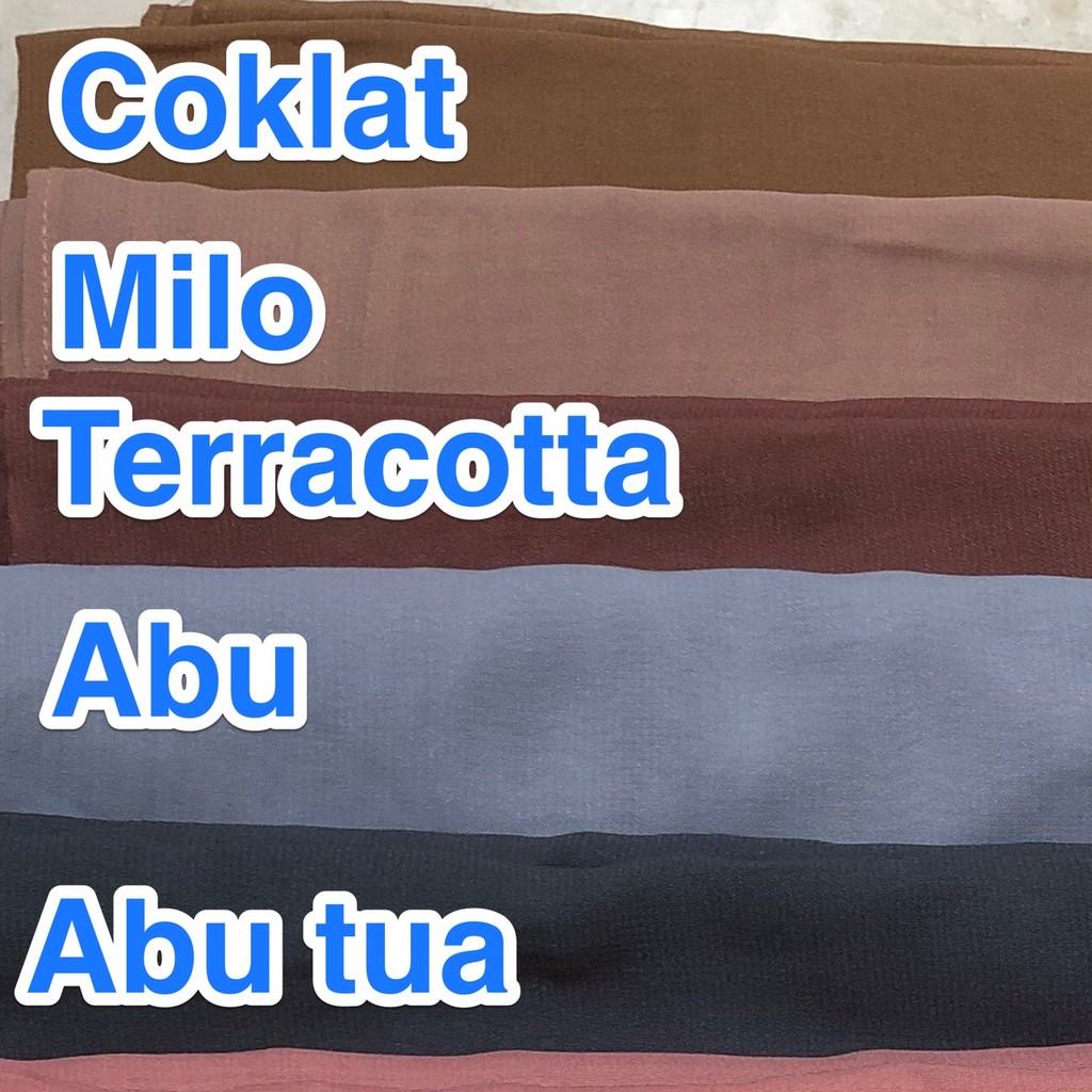 Cammomile Hijab Collection special price 1904059-Coklat