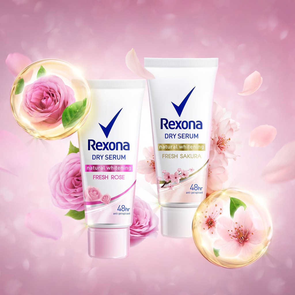 ★ BB ★ REXONA Deodorant Dry Serum | Fresh Rose | Fresh Sakura