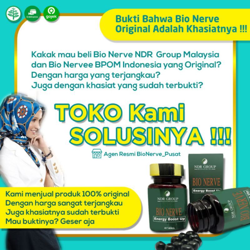 Obat Herbal Asam Urat Bio Nervee 100% Original Malaysia Bionerve Bionervee Obat Struk Lambung Ampuh-1