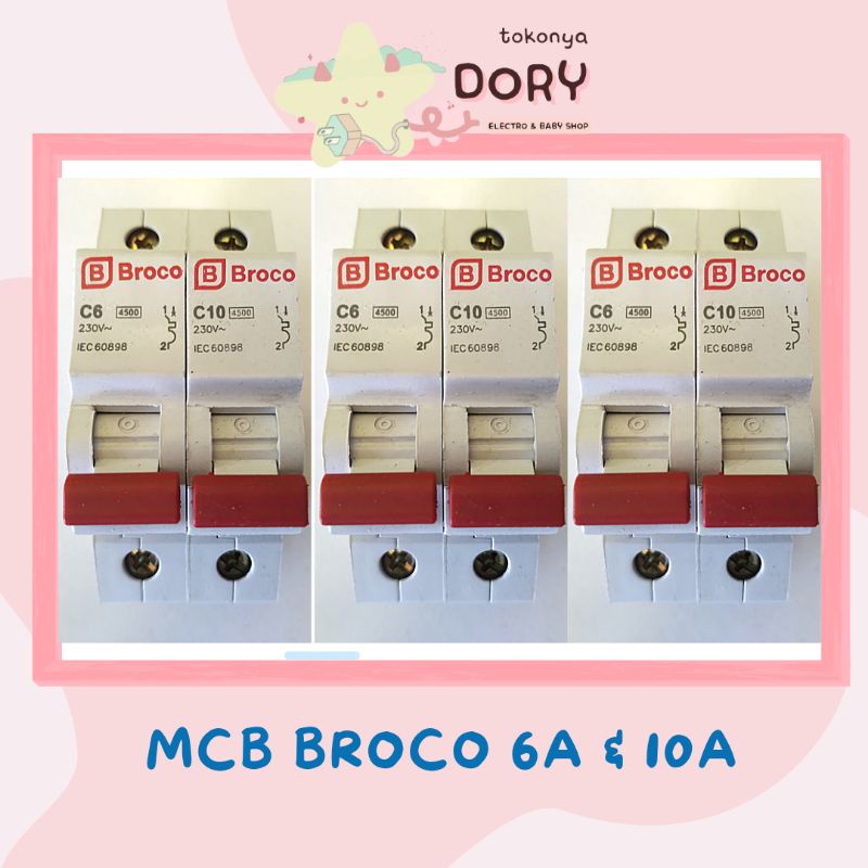 MCB Broco 6 - 10 Ampere