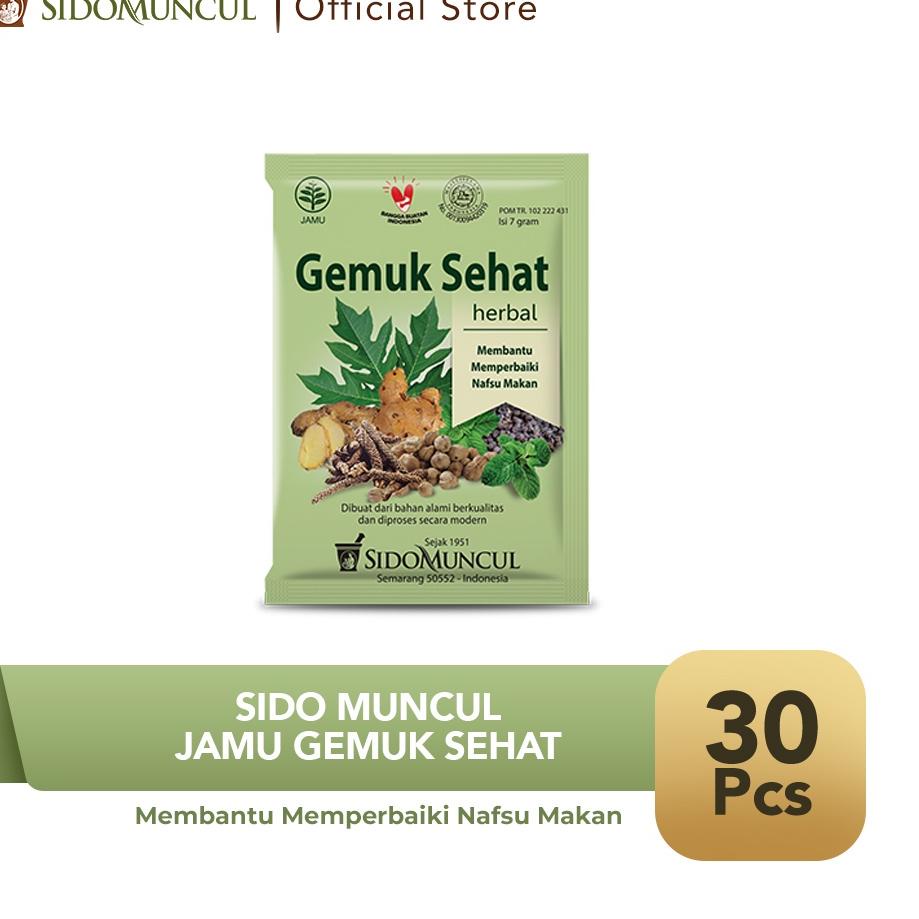 

9HI S Muncul Jamu Gemuk Sehat 30's - Herbal Membantu Memperbaiki Nafsu Makan EQ ✅