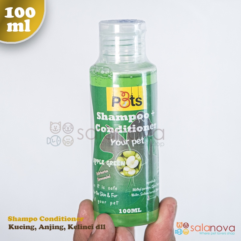 Shampo + Conditioner 100ml Untuk Kucing,Anjing, Kelinci dll.- P3TS