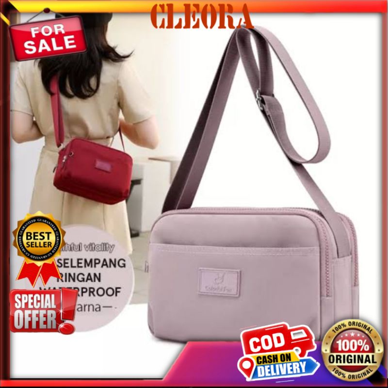 Tas Selempang Wanita COLORFUL  FOX Sling Bag Wanita Shoulder Bag Kekinian Import Ori  Branded Keren 