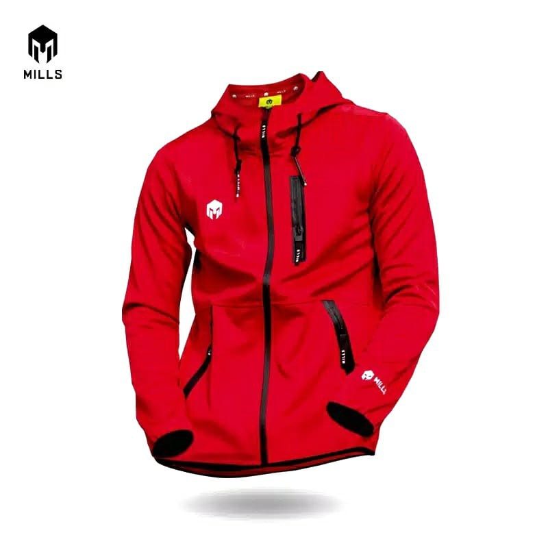 JAKET OLAHRAGA MILLS THUNDER 8003 SPORT JACKET THUNDER MILLS RED