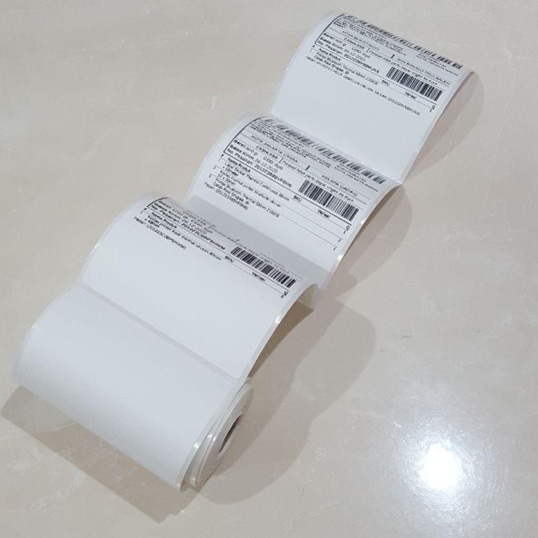 

P4sty Kir1m Label Sticker Thermal 80mm x 100mm Isi 100 Sticker Untuk Resi Pengiriman Shopee, Dll C0d