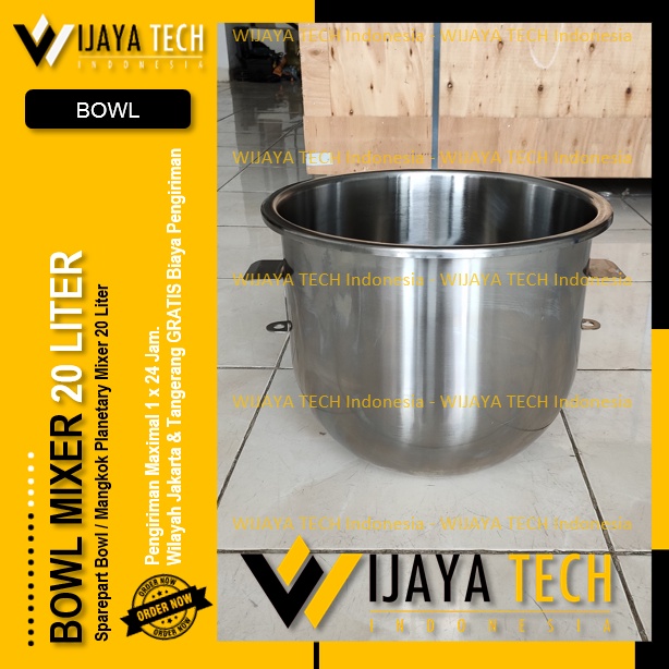 Bowl Mixer 20 Liter  Sparepart Bowl Planetary Mixer 20 Liter Tong Mixer DMX-H20 DMX-B20 B-20