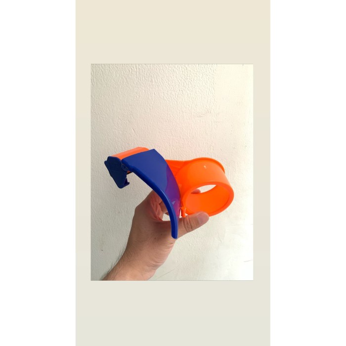 

PEREKAT-PENGIKAT- DISPENSER TAPE CUTTER / PEMOTONG LAKBAN 2” ELASTIS TAJAM. PROMO!! -PENGIKAT-