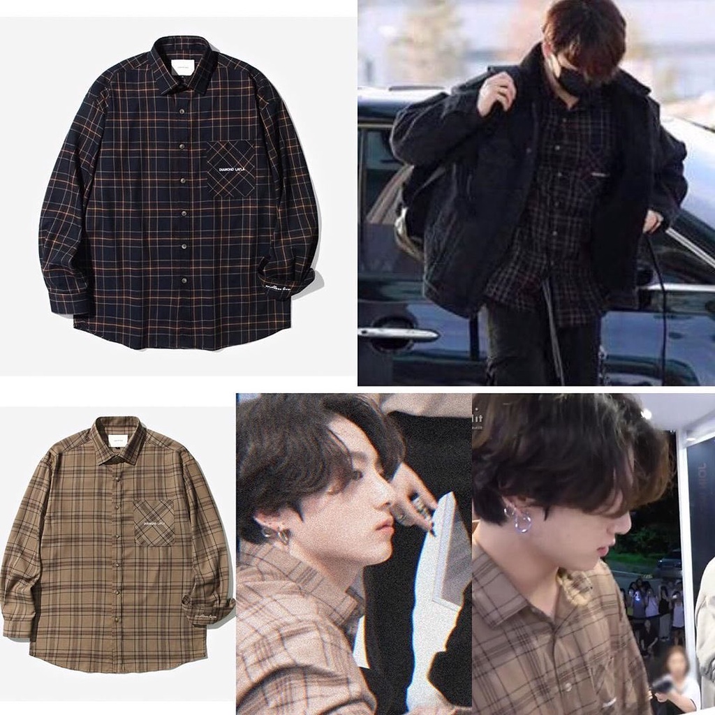 DIAMOND LAYLA SHIRT JUNGKOOK'S PICK - KEMEJA JUNGKOOK