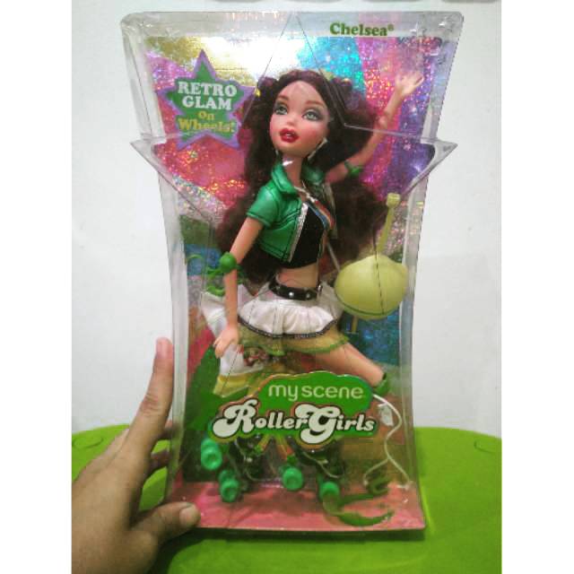 BARBIE JADUL RARE MY SCENE - MY SCENE ROLLER GIRLS CHELSEA