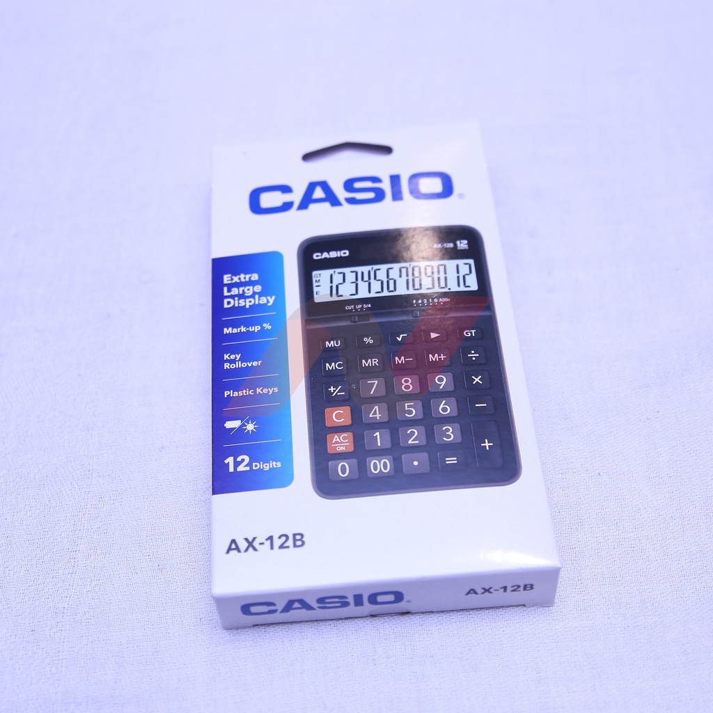 

CASIO CALCULATOR AX-12B