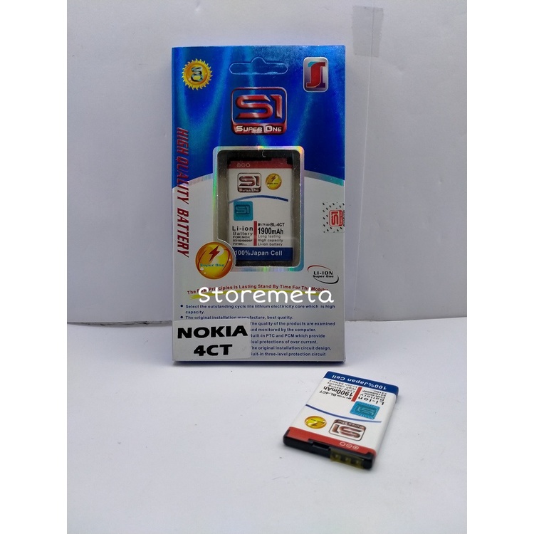 Baterai Original Battery Nokia BL-4CT/2720/6600/5310/5630 Batre Double Power Super One