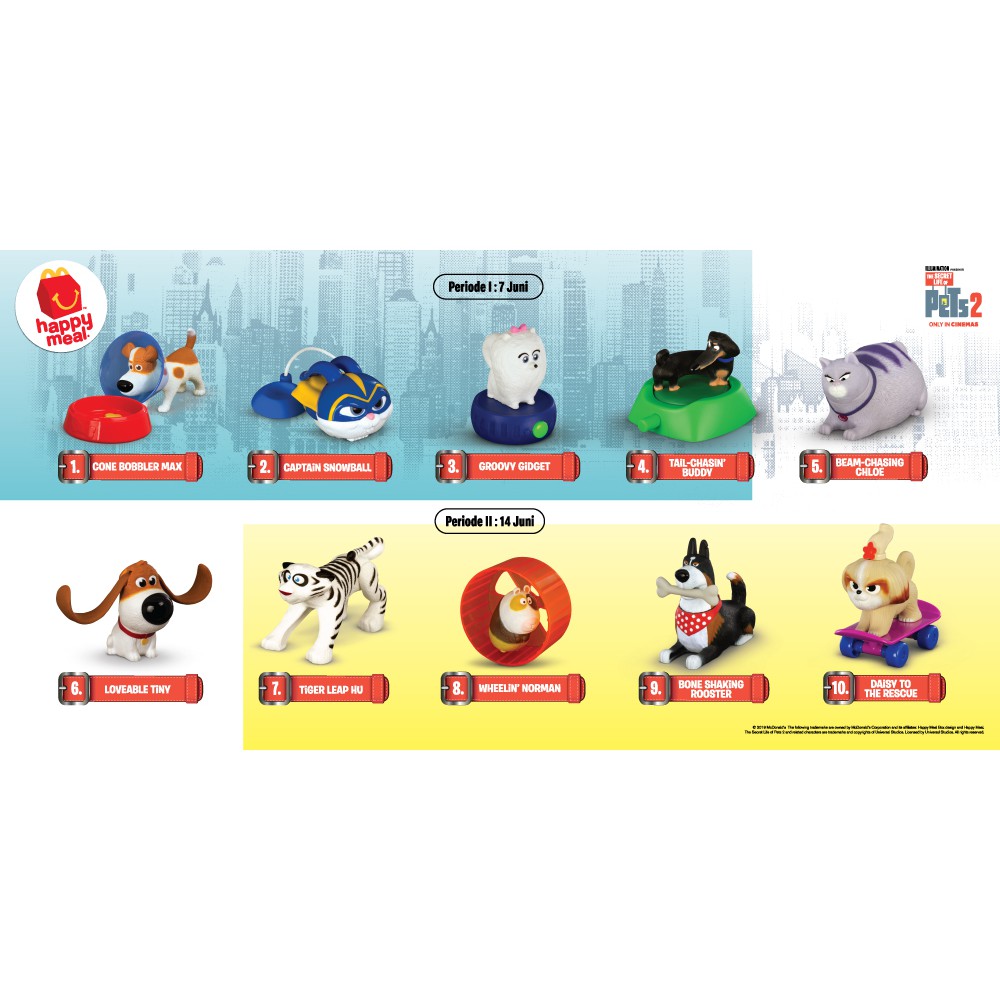 secret life of pets happy meal 2019