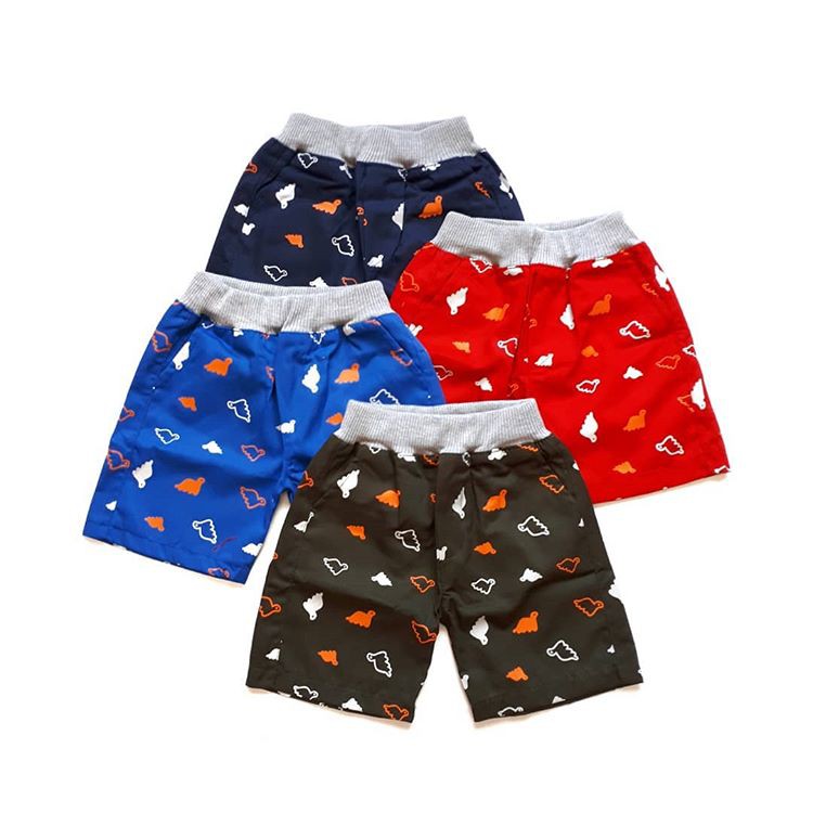 Dino Pants Celana  Pendek  Anak  Laki Laki Usia 1 2  3 4 5 6 