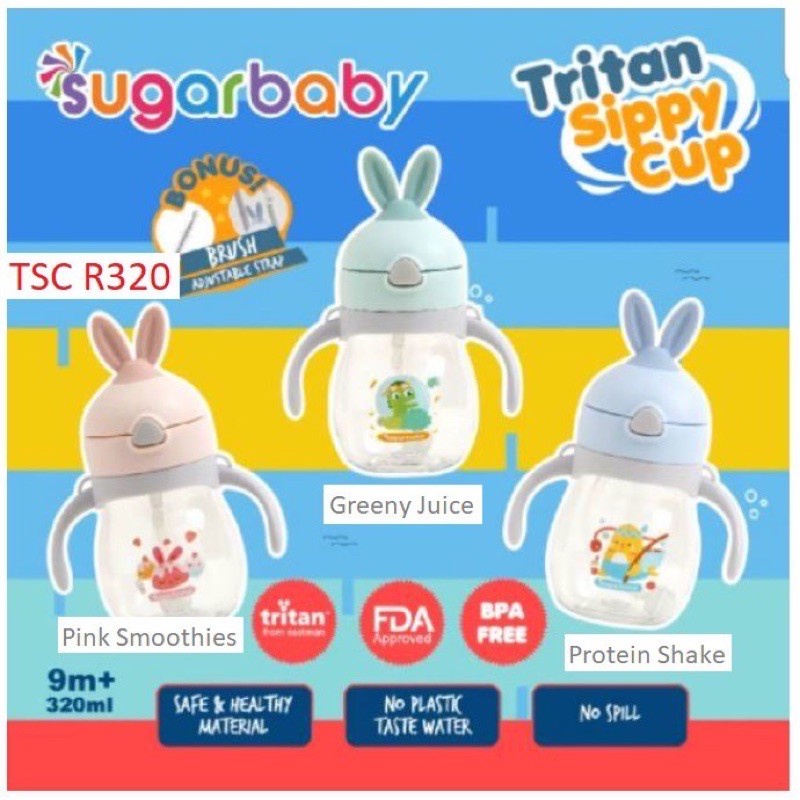 Sugarbaby Tritan Sippy Cup 9m+ 270 ml - (TSCR270)