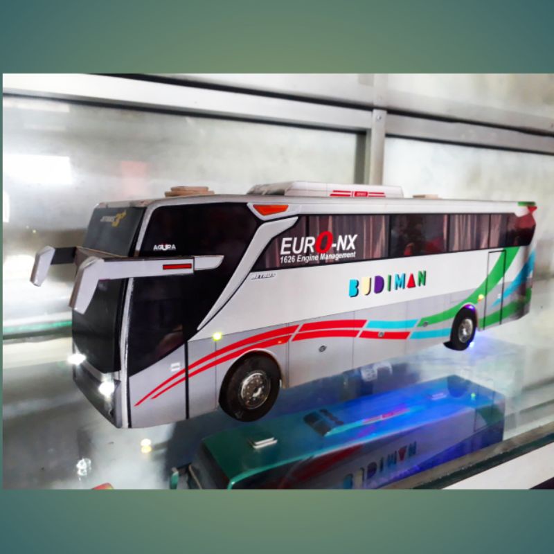 Erikcraft Miniatur Bus Miniatur Bis Budiman Jb3 Mobil Mainan Hadiah Anak