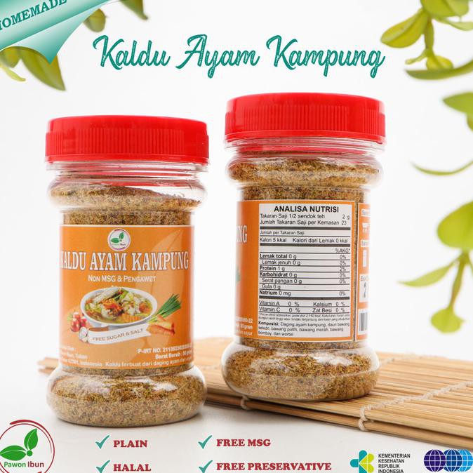 

[[BISA COD]] Kaldu MPASI Pawon Ibun Non MSG-Gula-Garam (ayam, salmon, sapi, tempe) - Ayam Kampung