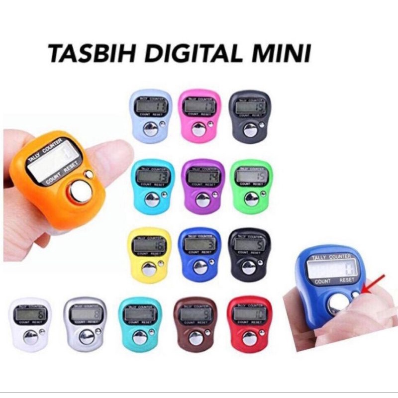 Alat hitung digital Tasbih/Tasbih Digital / Tasbih Digital mini tally counter /Hand counter