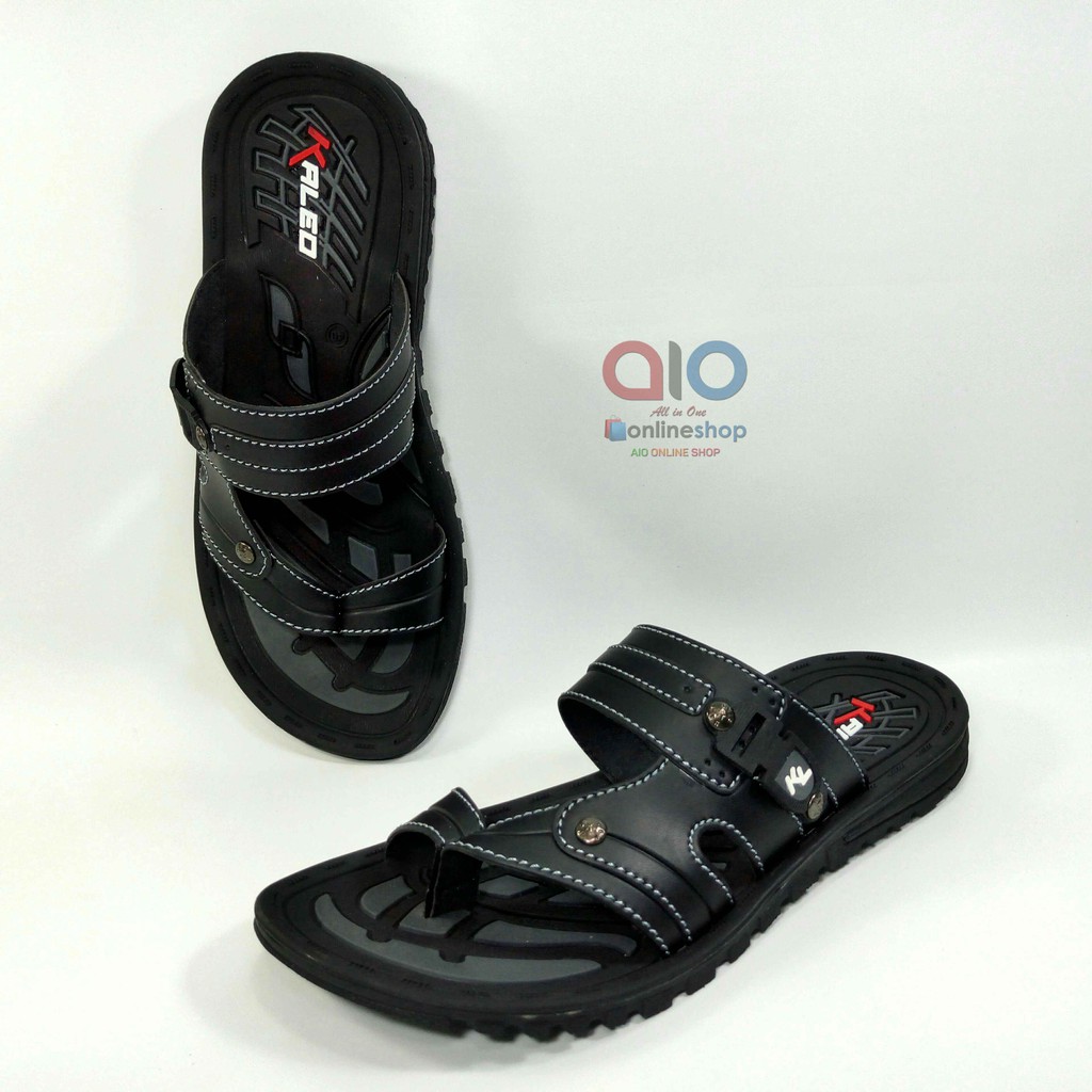 Kaleo Sandal Jempol Cowok 39 - 42 Sendal Casual Pria Dewasa Laki KLO 02/KLO 24 Bahan Kulit Sintetis