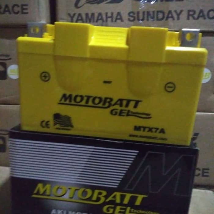 Aki Motor Motobatt Piaggio Zip MTX7A