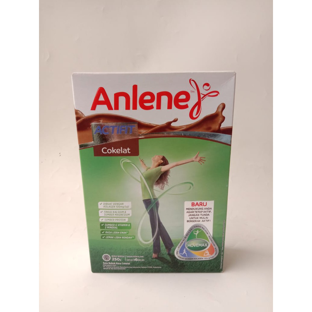 

ANLENE ACTIVIT COKELAT / SUSU KHUSUS ORANG DEWASA 250 G
