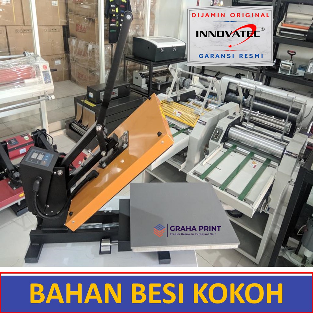 Jual Innovatec Mesin Press Kaos 38x45 Sliding Slide Alat Pemanas Sablon Digital Heat Pres Kaos 3562