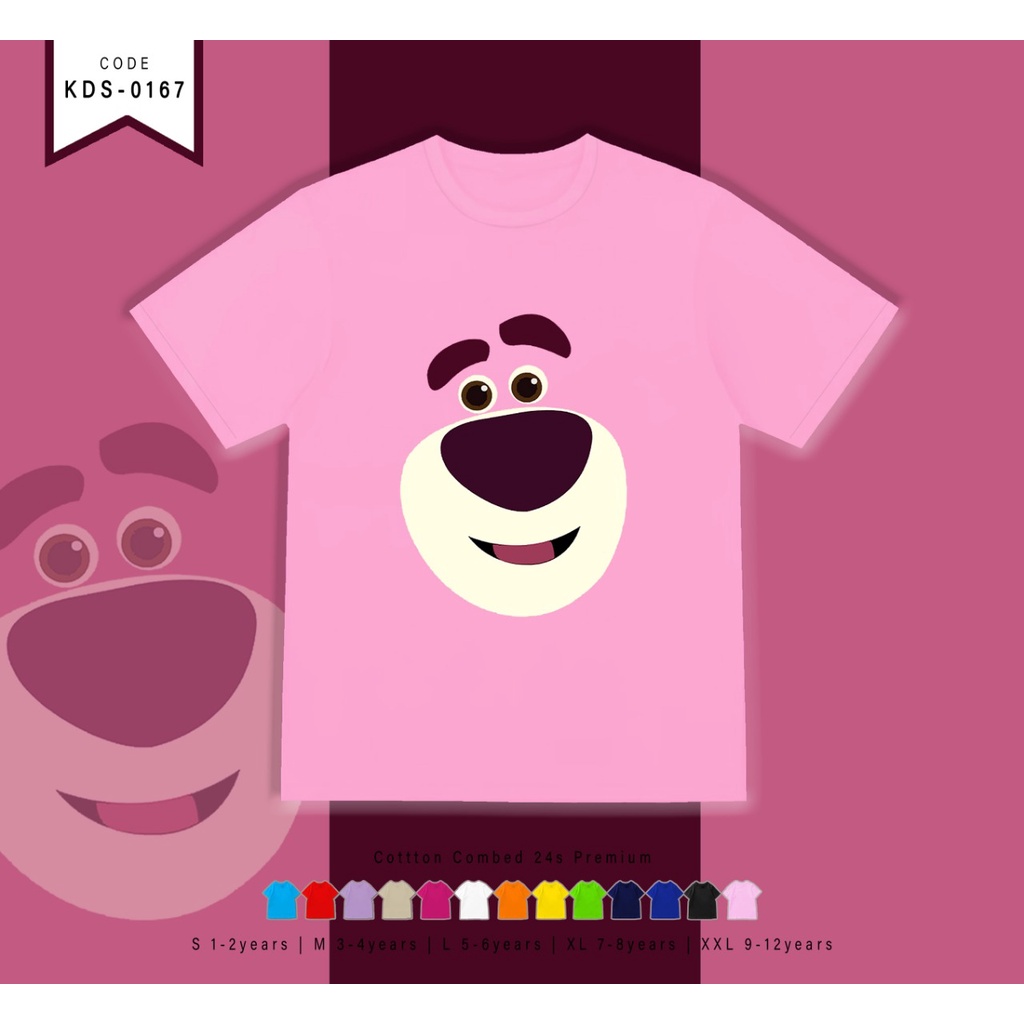 T-SHIRT / KAOS ANAK-ANAK TERMURAH BERGAMBAR TY LOTSO- TERIMA CUSTOM KAOS KELUARGA