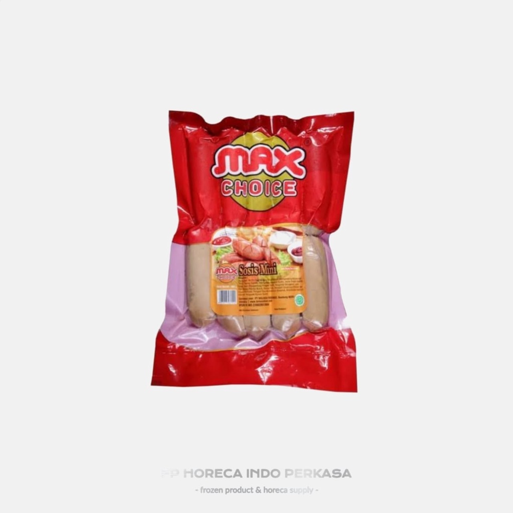 

Max Choice Sosis Ayam Mini isi 10 pcs 500 gram