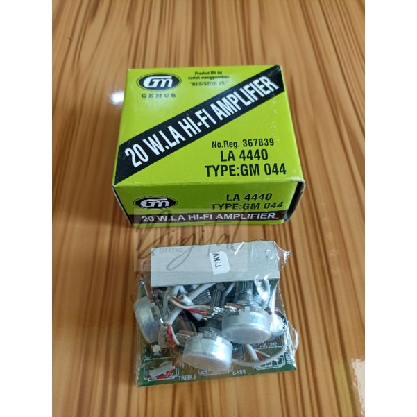 Kit amplifier DC 12V 2 mono 20W GM 044