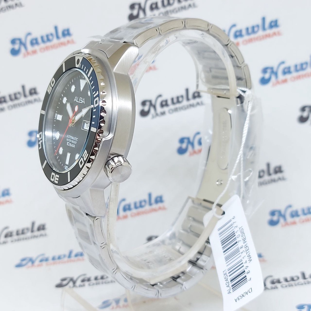 Alba Automatic AL4245X1 Tuna Blue Dial - Jam Tangan Pria AL4245