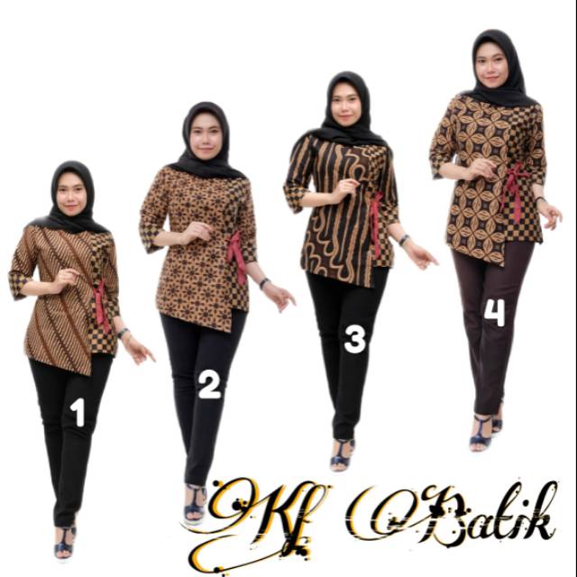 Bluse Batik Tali Samping Atasan Batik Bluse 017 Ukuran M L Xl Xxl Shopee Indonesia