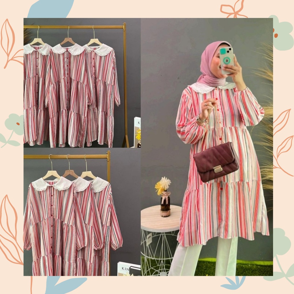 Tunik Dress Baju Wanita Busui Friendly
