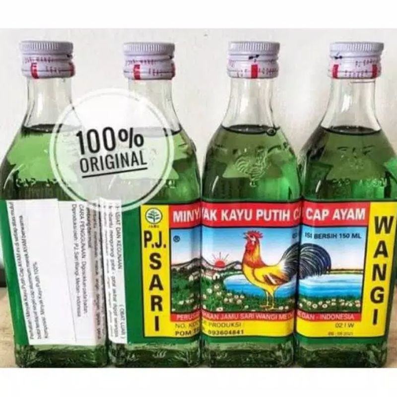 Minyak Kayu Putih Cap Ayam 150ml ORIGINAL