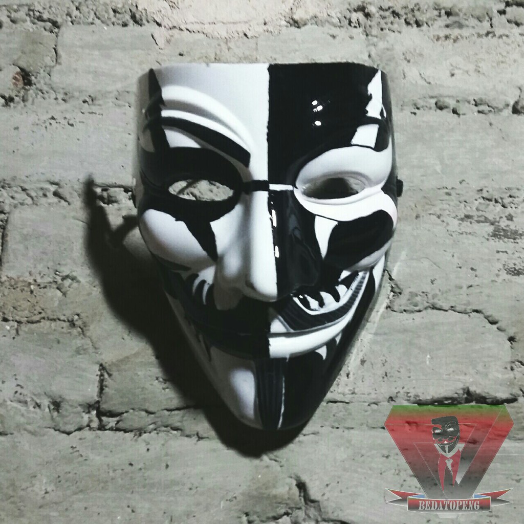 Topeng Anonymous Custom EvilBW