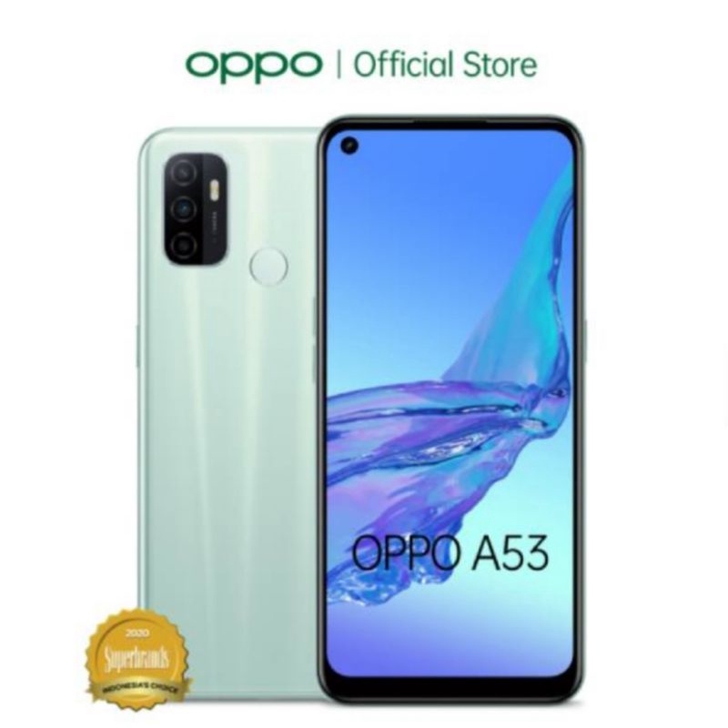 HP OPPO A53 4/64 GB - OPPO A 53 RAM 4GB ROM 64GB GARANSI RESMI