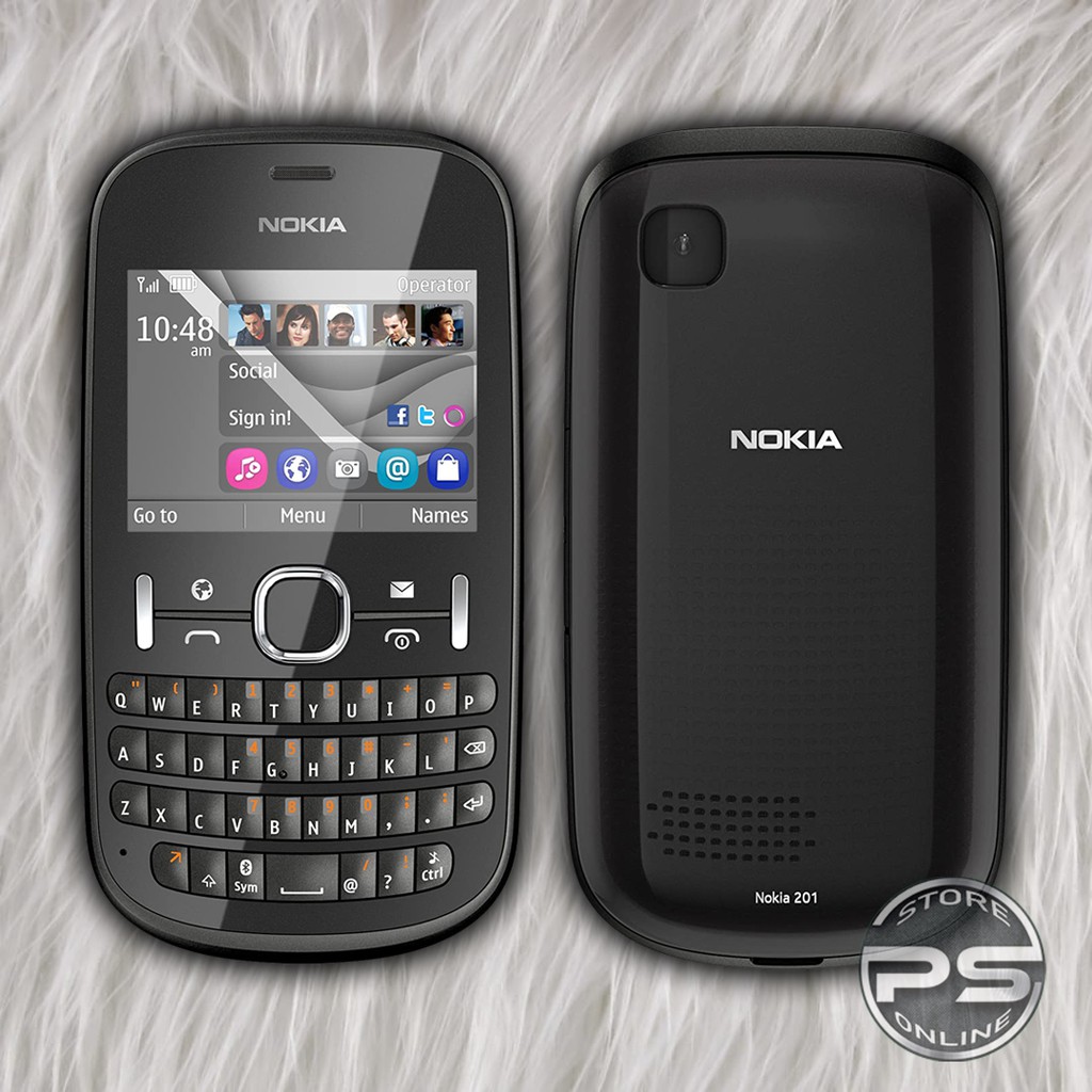 HP Nokia 201 ASHA Qwerty - HP Jadul - HP dengan fitur lengkap-1