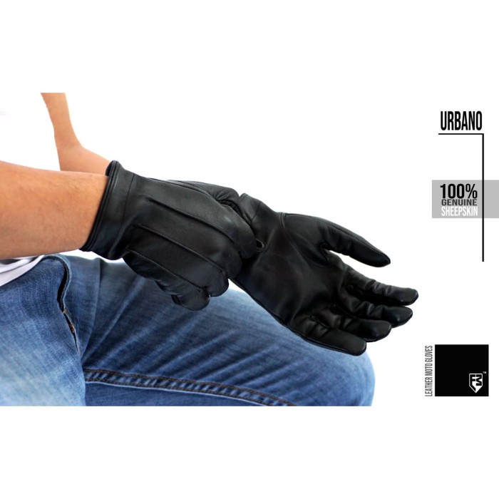 Dijual Genuine Leather Riding Gloves URBANO Sarung Tangan Kulit Harley Vespa Berkualitas