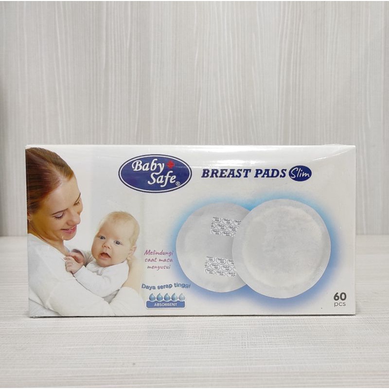 BABY SAFE BREAST PADS ISI 60PCS BPS60 / BREASTPAD / PENYERAP ASI