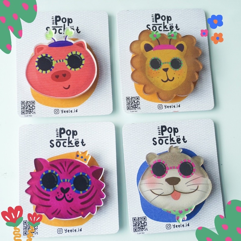 Cute Pets Club Popsocket by Yeele